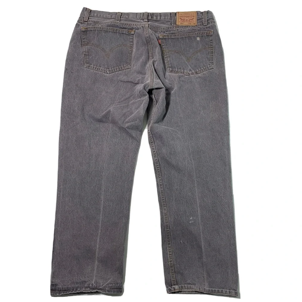 Levi’s 501 Vintage 80’s 90’s USA Made Light Black Jeans Mens Size 40 x 31 Loose - Picture 2 of 9